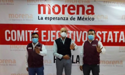 "El Chelis" va por la alcaldía de Puebla, ya se registro como precandidato de Morena