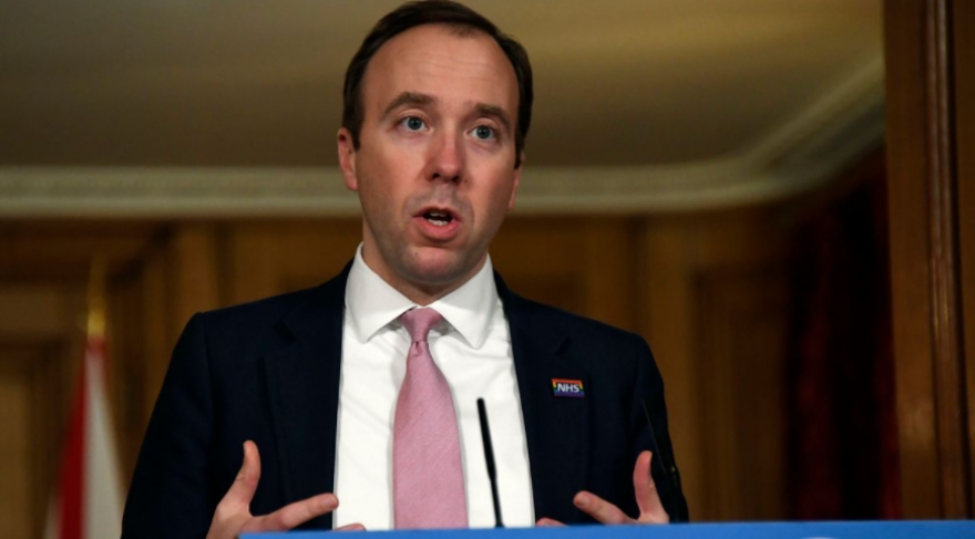 Ministro de salud, Matt Hancock