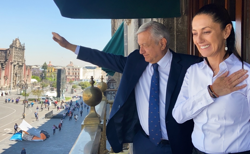 AMLO y Claudia Sheinbaum