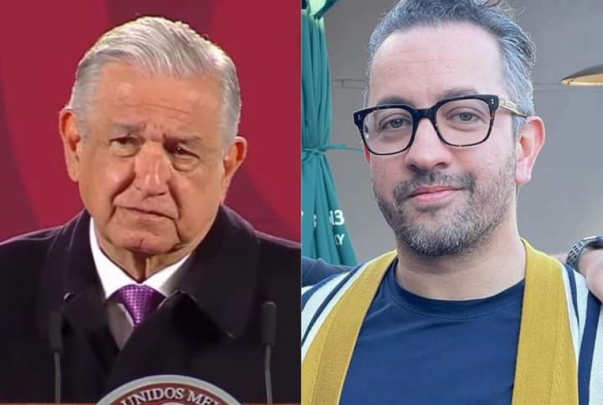 Andrés Manuel López Obrador y Chumel Torres