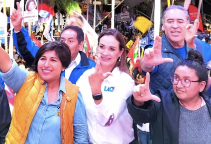 Tigre Aguilar se suma al cierre de campaña de Roxana Luna en Momoxpan
