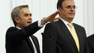 Miguel Ángel Mancera y Marcelo Ebrard