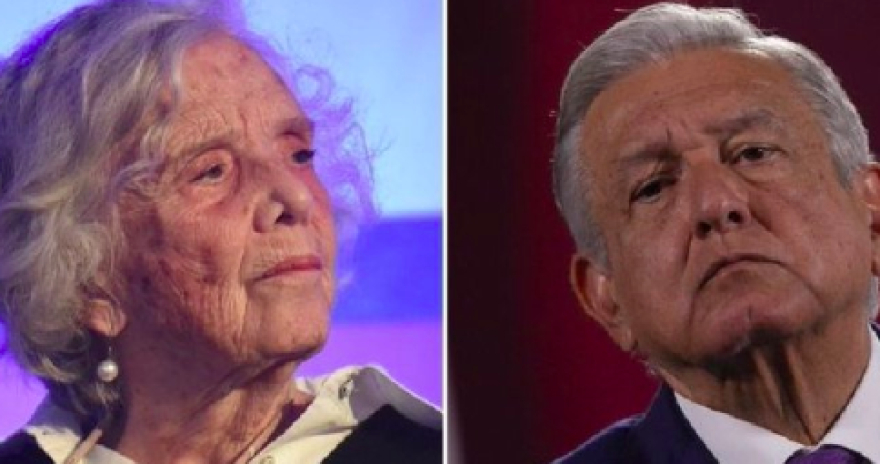 Tunde Elena Poniatowska a AMLO por nula atención a la cultura; "no ha hecho nada"