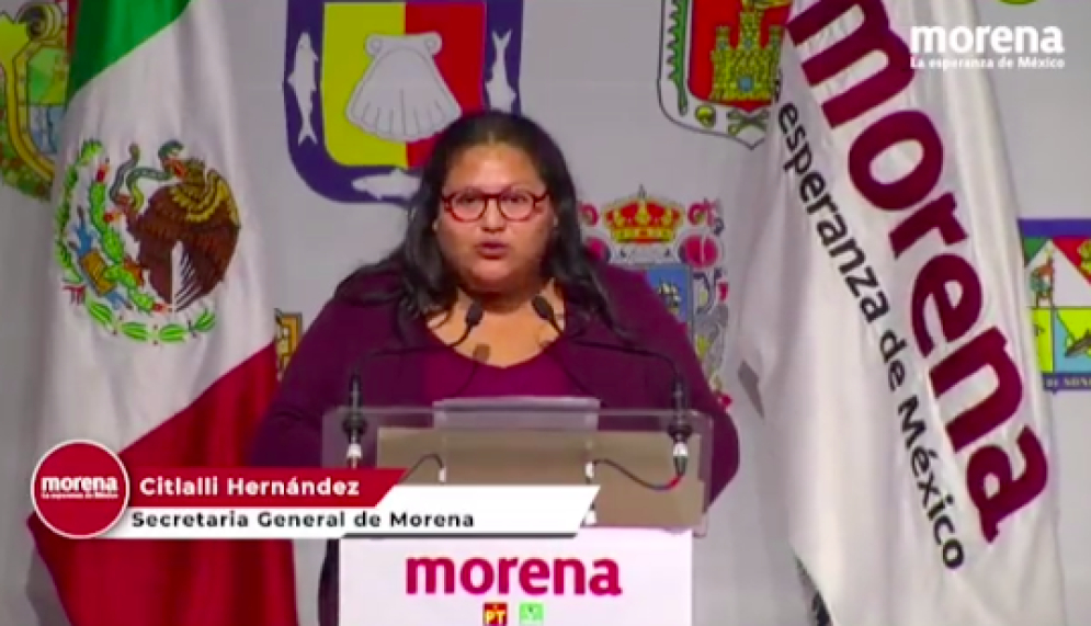Ve Citlalli Hernández que con la 4T se rompen los peores vicios del viejo régimen