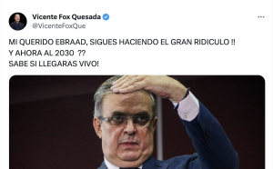 Fox se ríe de Marcelo Ebrard y de su proyecto político: “sigues haciendo el gran ridículo”