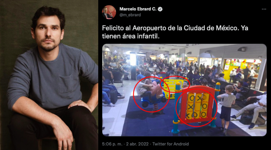 “Que tristeza los estándares en este gobierno”: Alan Estrada sobre nueva área infantil en el AICM