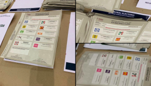 Exhiben boletas electorales sin doblar marcadas a favor de Morena en Campeche