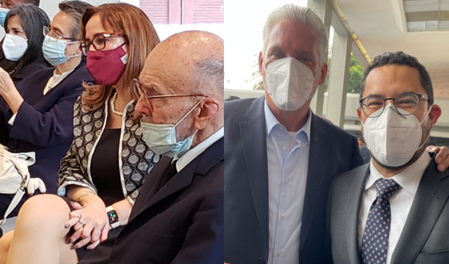 Yeidckol, Batres y Gibrán asisten a a reunión de “Amigos solidarios de Cuba” junto a Díaz-Canel