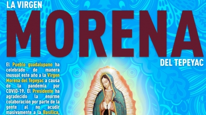 Medio identificado con la 4T usa a Morena para vincularla con la Virgen