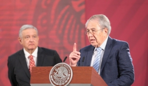 AMLO y Jorge Alcocer, secretario de Salud