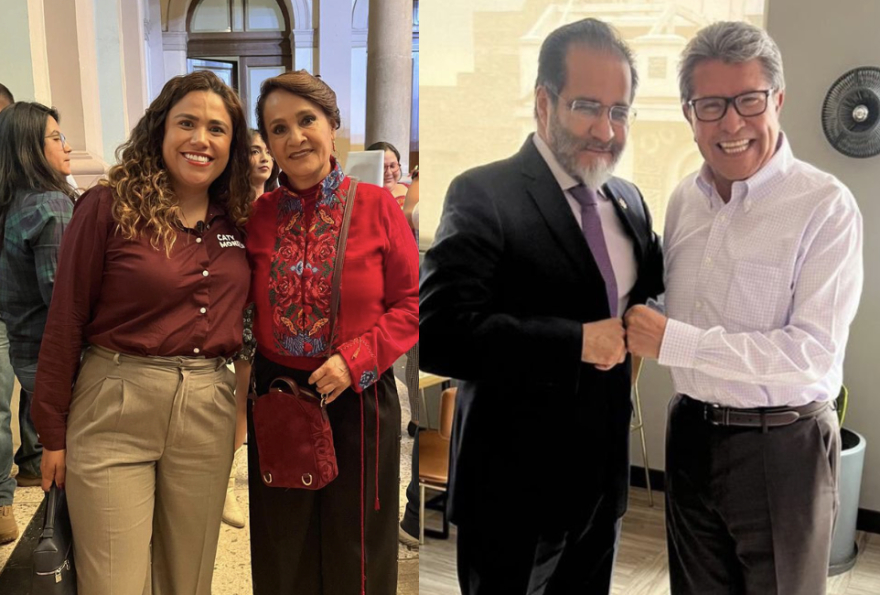 Padierna y Bejarano respaldan a los Monreal en la Cuauhtémoc