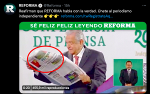 Reforma trolea otra vez a la 4T