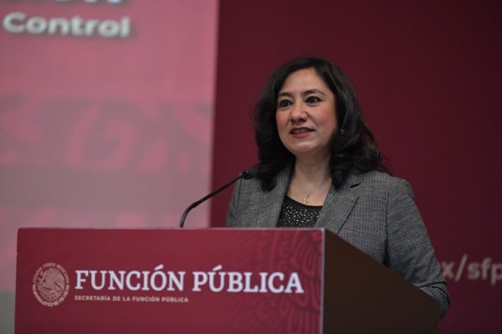 Irma Sandoval, secretaria de la Función Pública