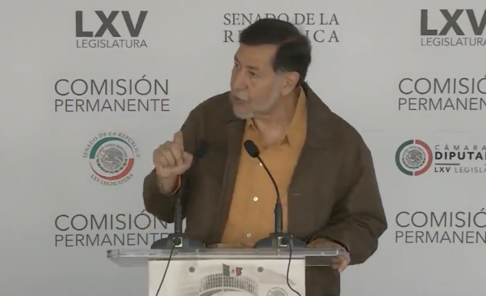 Noroña se lanza contra AMLO: “Está peor que el INE, por lo menos ahí te registraban”, dice