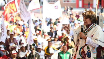 “Acabaremos con 100 años de corrupción”, dice Delfina Gómez en su cierre de precampaña