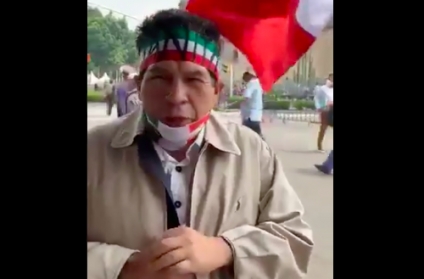 "Encontraré a ese delincuente" Juanito a AMLO en campamento de FRENAAA