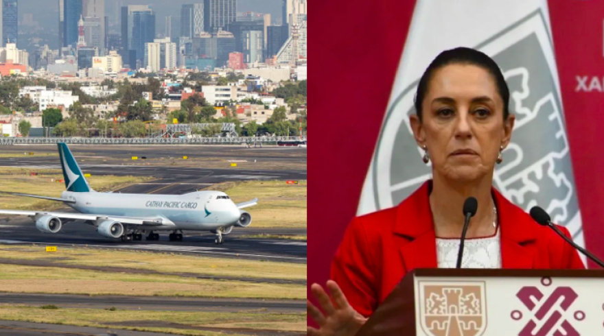 Dejan en manos de Sheinbaum ejecución de obras de reforzamiento de la T2 del AICM