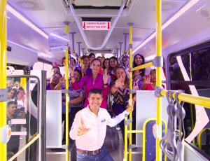 En mi gobierno, las mujeres se transportarán de manera segura porque contarán con el Transporte Rosa: Eduardo Rivera