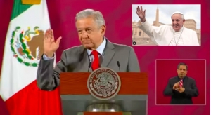 AMLO afirma que el papa Francisco le mando a decir con Müller que siga adelante con la 4T