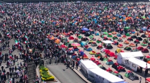 Manifestación de FRENAAA fue modesta pero en plena libertad: Durazo