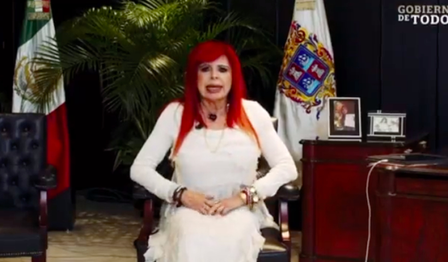 Layda Sansores invita a campechanos a dejar de usar cubrebocas “cuestan re te caros”