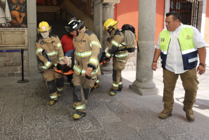 Gobierno de Tlaxcala reporta como exitoso el simulacro de este 19 de abril