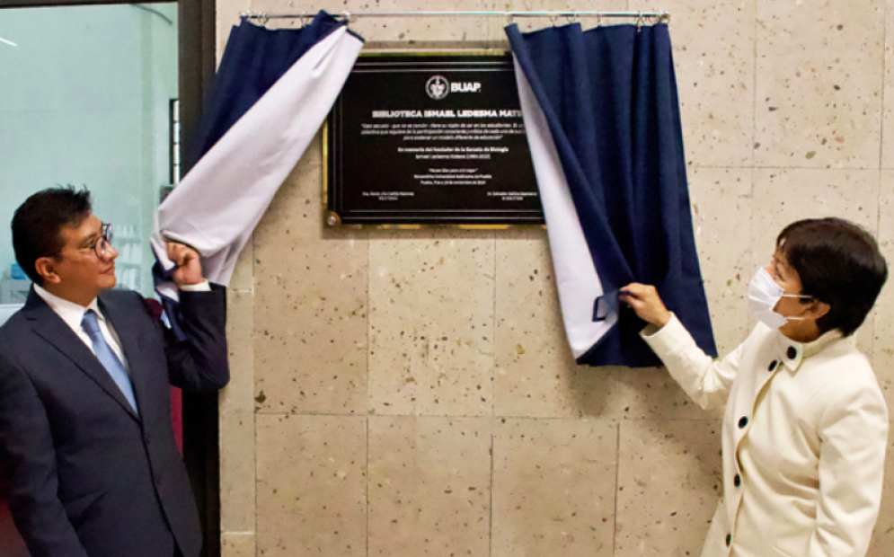 Con placa conmemorativa rinden homenaje póstumo a Ismael Ledesma Mateos, fundador de la Facultad de Ciencias Biológicas