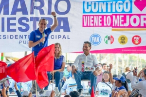 Mario Riestra, presentó su propuesta Fuerza Violeta: mujeres policías cuidando mujeres