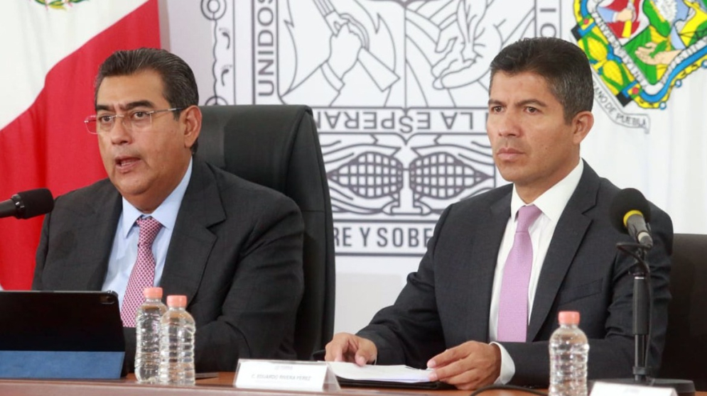 Sergio Salomón y Eduardo Rivera presentan actividades para celebrar el ‘Mes-Patrio”