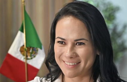 Alejandra del Moral asegura que Va por México viene de atrás: “les vamos a ganar”