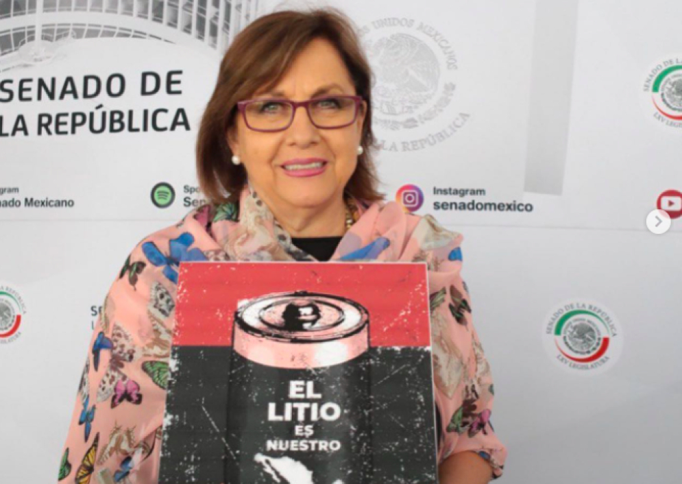 Senadora de morena asegura que una mujer “produce Litio”