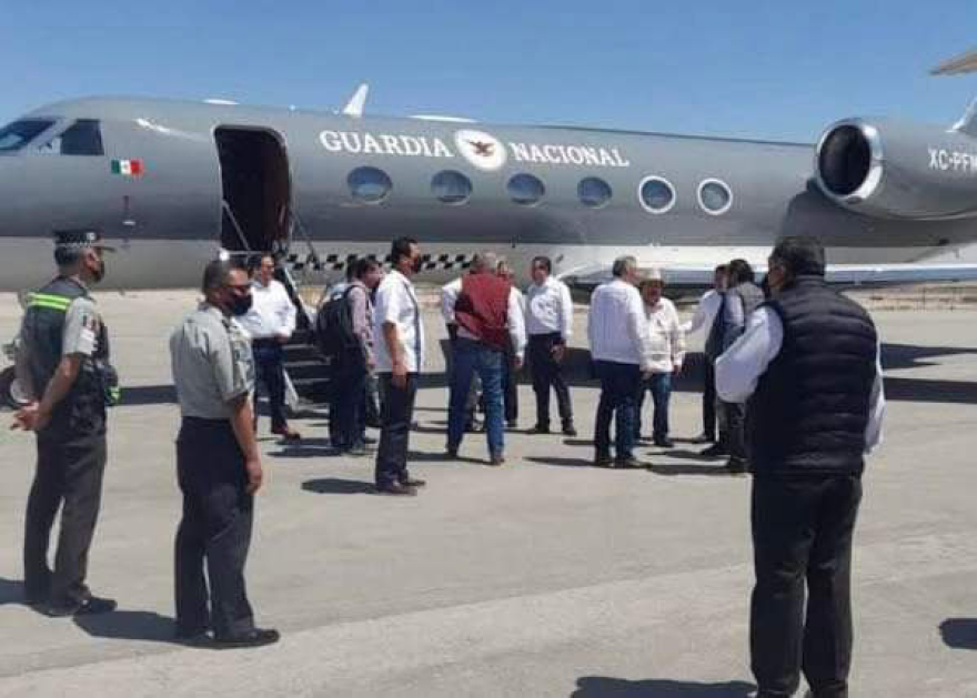 Avión de la Guardia Nacional