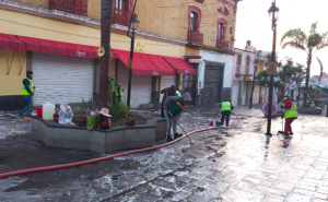 CAPAMH y Servicios Públicos refuerzan acciones de limpieza en Huamantla