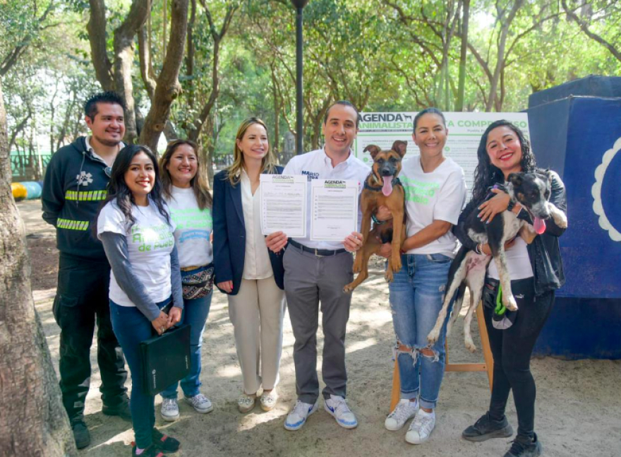 Mario Riestra se compromete a construir el primer hospital veterinario a bajo costo