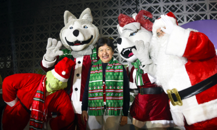Encienden el Árbol Navideño en CU