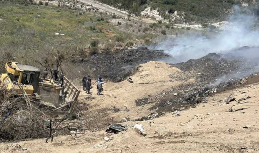 Reportan incendio controlado en Panotla