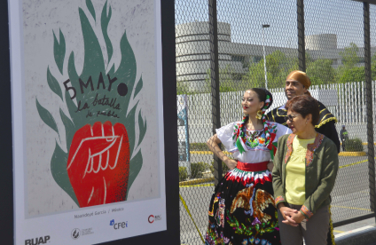 Inauguran la muestra “5 de Mayo, carteles por una soberanía del pueblo mexicano" en el CCU