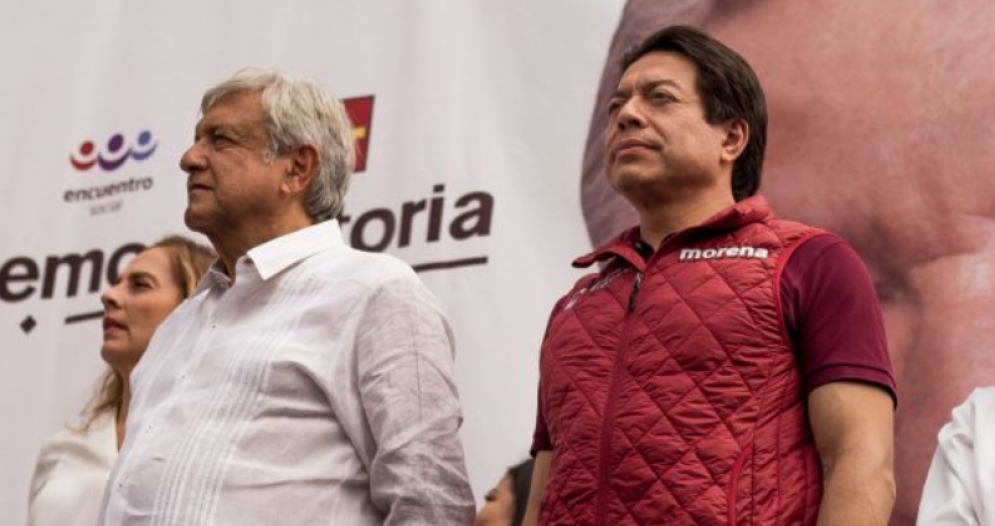 AMLO con Mario Delgado