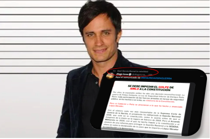 Gael García se suma a las críticas de #SeguridadSinGuerra contra militarización de AMLO