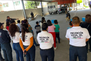Llevan feria de prevención del delito a Xilotzingo