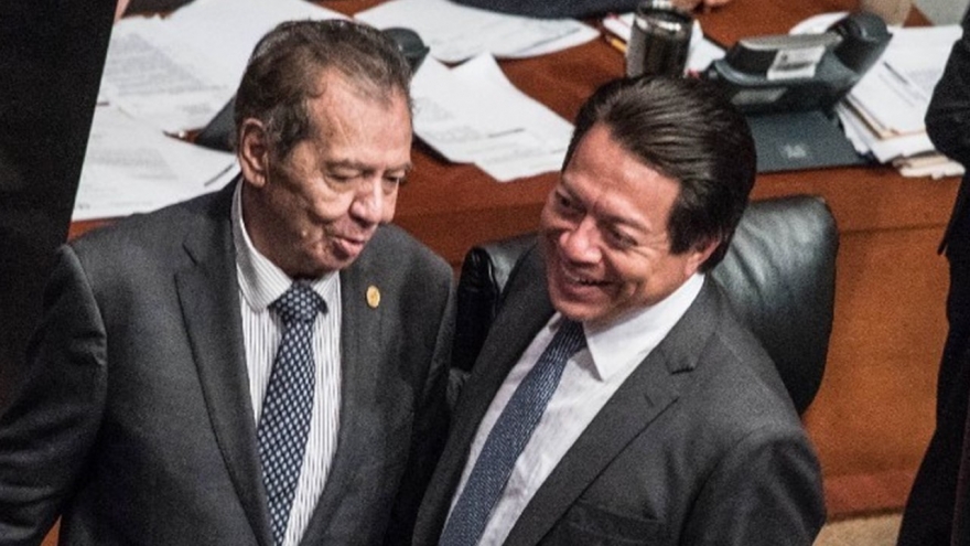 Porfirio Muñoz Ledo y Mario Delgado