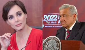 AMLO sale a la defensa de senador de Morena que fue confrontado por Lilly Téllez