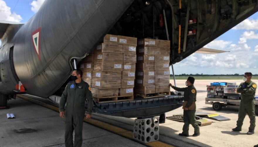 México dona insumos médicos a Cuba para enfrentar la pandemia