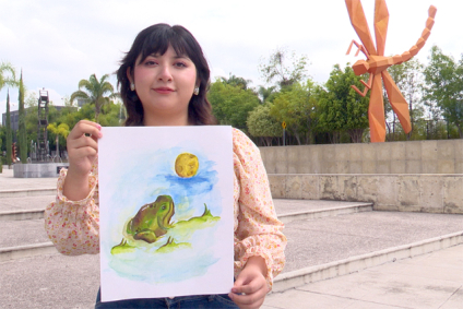 Angelique Laureano, alumna de ARPA BUAP, aborda los miedos y fortalezas en La piel de la verdad