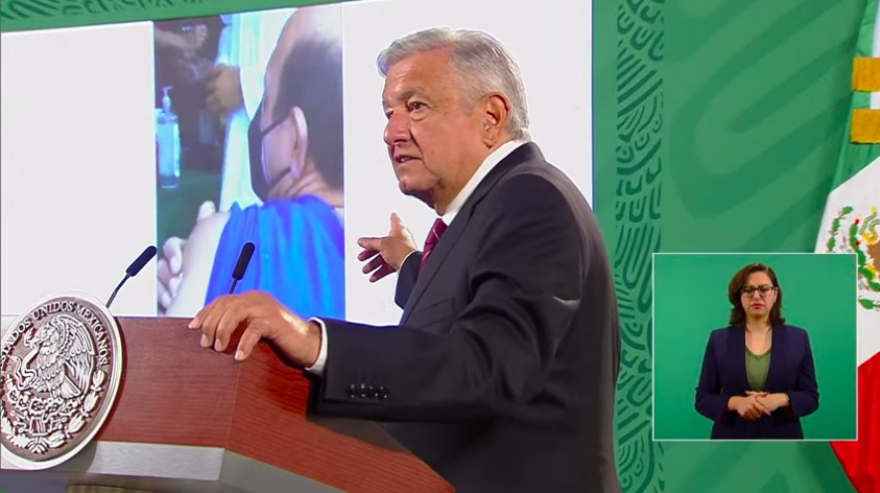 AMLO no descarta que video de vacuna con aire haya sido un montaje para afectarlo