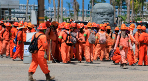 Trabajadores en Dos Bocas