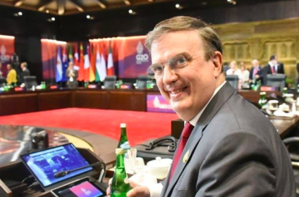 Ebrard propone ante el G20 un "fondo mundial antimiseria"