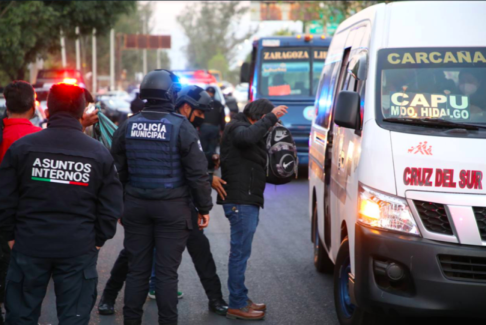 Continúan operativos de la SCC capitalina en el transporte público 