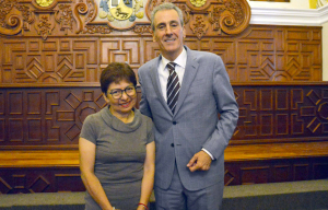 Ante el Consejo Universitario presenta sus propuestas candidato a la presidencia municipal de Puebla Pepe Chedraui
