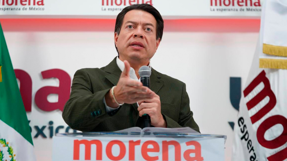 Acusa Mario Delgado que campañas sucias están provocando una ruptura en Morena
